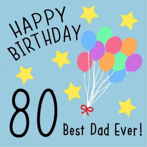 32+ Happy 80th Birthday Dad Wishes | 90 LoveHome