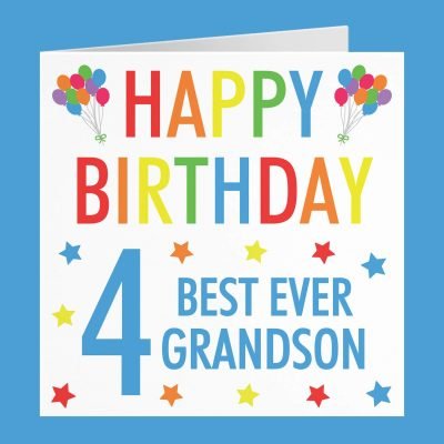 21+ Happy 4th Birthday Grandson Wishes | 90LoveHome.com