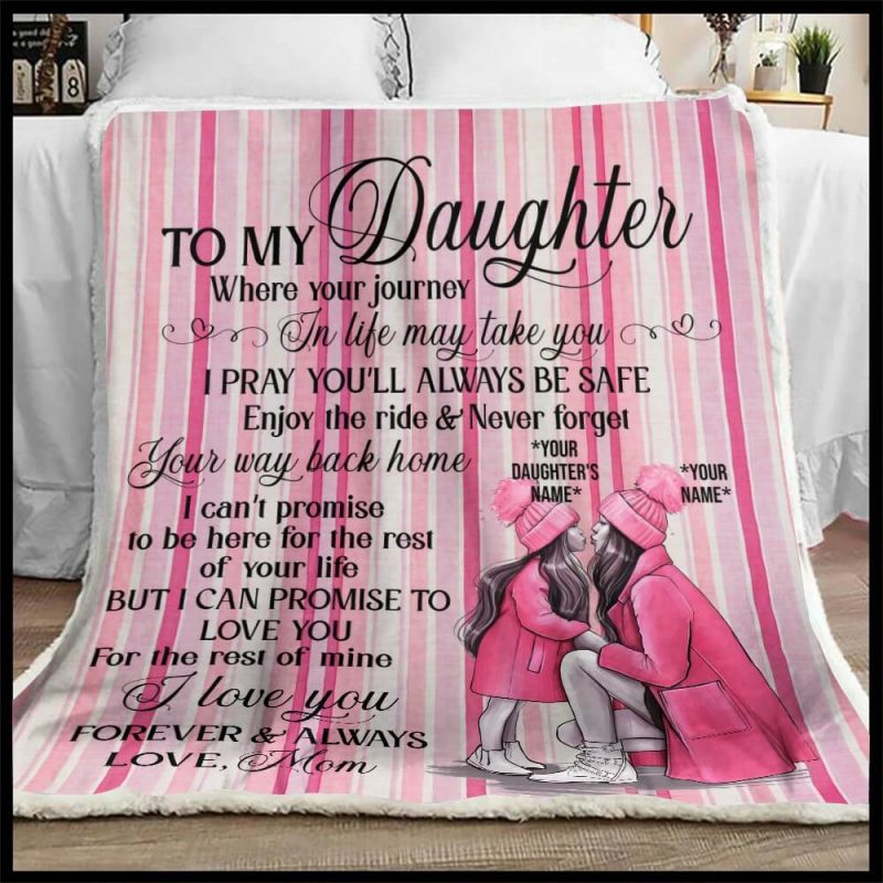 Personalized Blanket For Daughter
