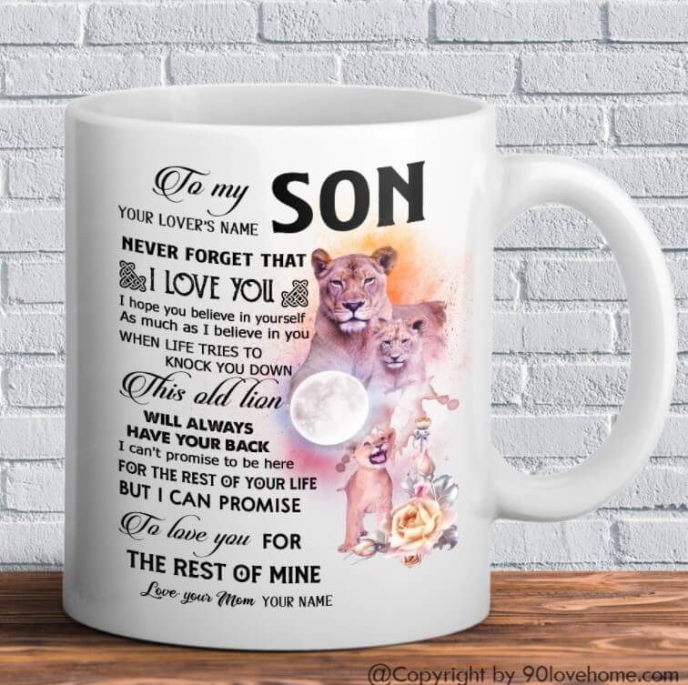 Personalized Mug Gift For Son
